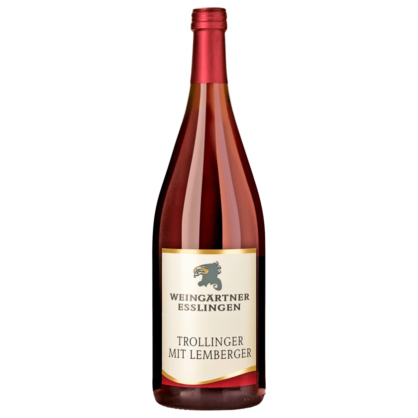 Weingärtner Esslingen Weißwein Trollinger mit Lemberger trocken QbA 1l